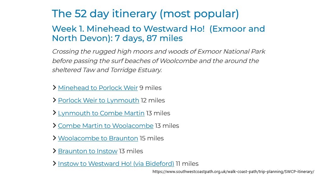 52 days itinerary s www opt