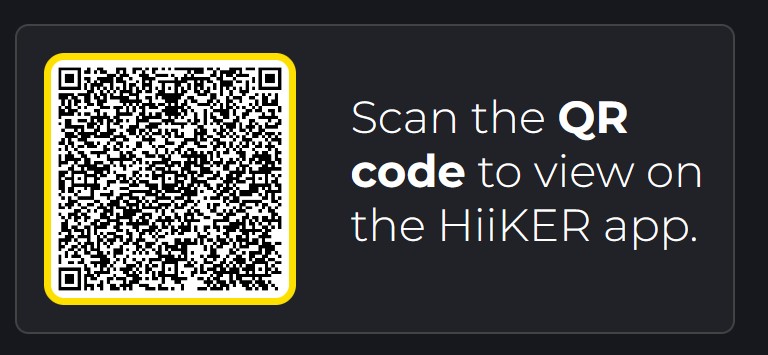 West highland way qr hiiker